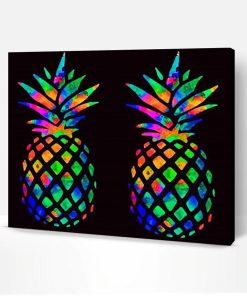 Colorful Pineapples Paint By Numbers