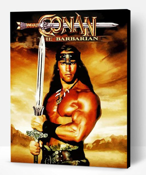 Conan the Barbarian Poster Paint By Numbers