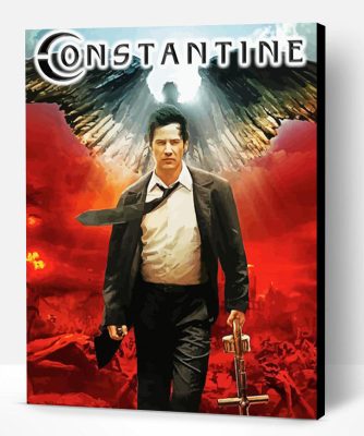 Constantine Movie Poster Paint By Numbers