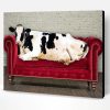 Cow On Sofa Paint By Number