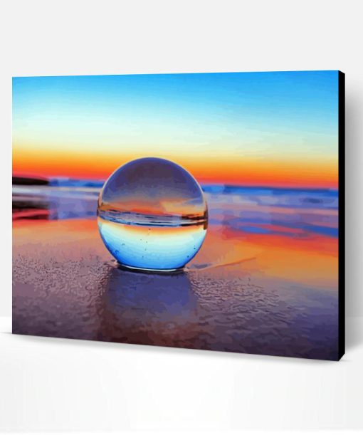 Crystal Ball Beach Paint By Numbers