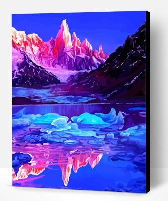 Crystal Mountain Paint By Number