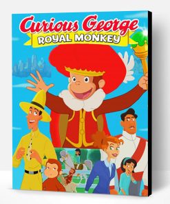 Curious George Royal Monkey Paint By Numbers