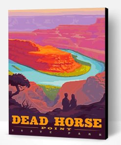 Dead Horse State Park Poster Paint By Number