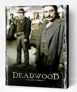 Deadwood Vintage Poster Paint By Number