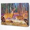 Deer And Turkey Animals Paint By Number