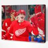Detroit Red Wings Ice Hockey Players Paint By Numbers