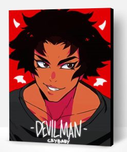 Devilman Crybaby Character Poster Paint By Numbers