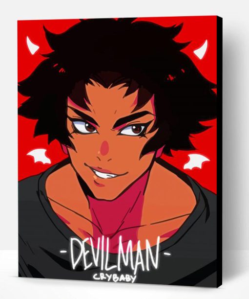 Devilman Crybaby Character Poster Paint By Numbers