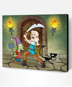 Disenchantment Characters Paint By Number