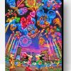 Disney Fireworks Characters Paint By Numbers