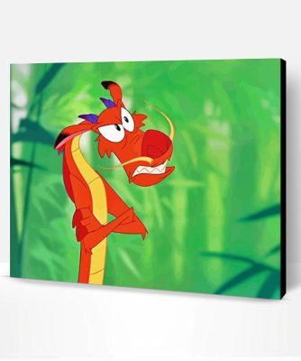 Disney Mushu Paint By Number