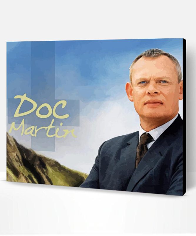Doc Martin Poster Paint By Number