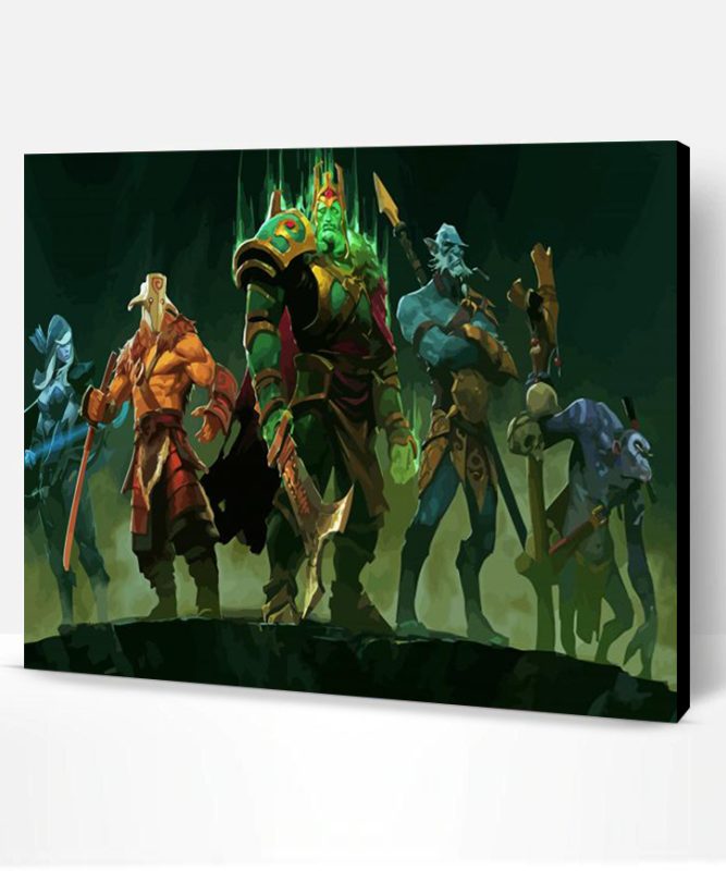 Dota Game Characters Paint By Number