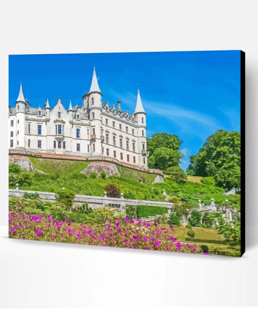 Dunrobin Castle in Golspie Paint By Numbers