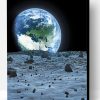 Earth Rise View From The Moon Paint By Number