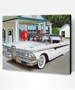 Edsel Ford Car Art Paint By Number