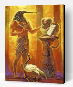 Egyptian Thoth Art Paint By Numbers
