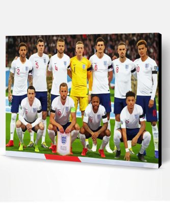 England Football Team Paint By Number