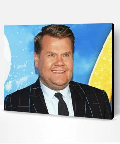 English Comic James Corden Paint By Numbers