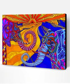 Esoteric Elephants Paint By Number