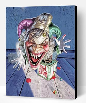 Evil Clown Paint By Number