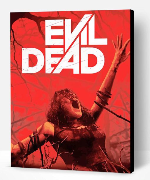 Evil Dead Movie Poster Paint By Number