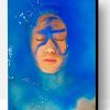 Face Under Blue Water Paint By Number