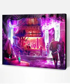 Fantasy Night Club Art Paint By Number