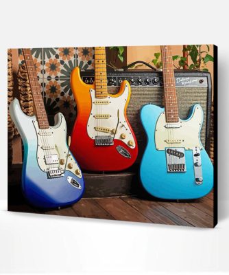 Fender Guitars Paint By Number