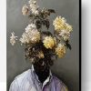 Flowers Head Man Paint By Number