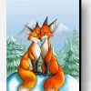 Fox Couple Paint By Number