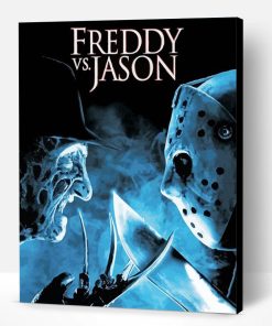 Freddy Vs Jason Poster Paint By Number
