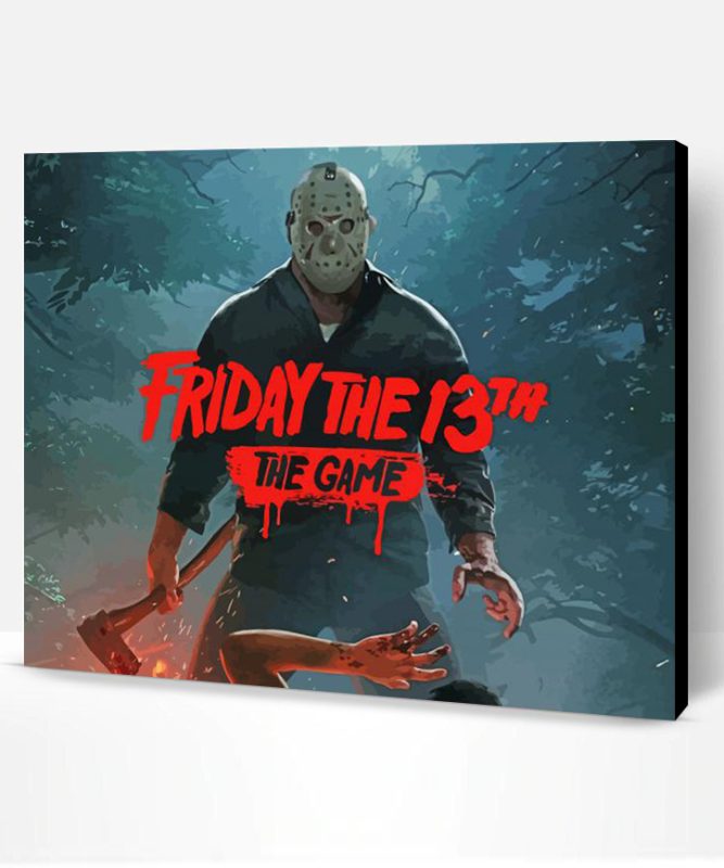 Friday The 13th Horror Movie Paint By Number