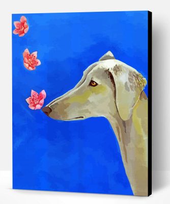 Galgo Dog Art Paint By Numbers