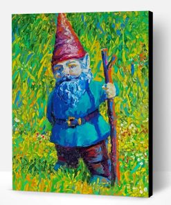 Garden Gnome Art Paint By Number