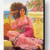 Greek Woman in pink dress Paint By Numbers