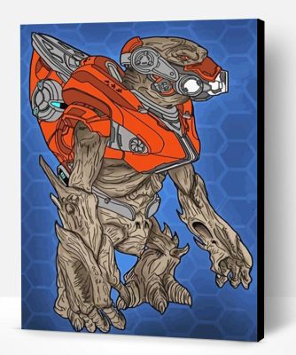 Grunt Halo Art Paint By Number