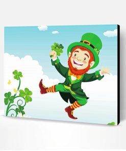 Happy St Patricks Day Leprechaun Paint By Number