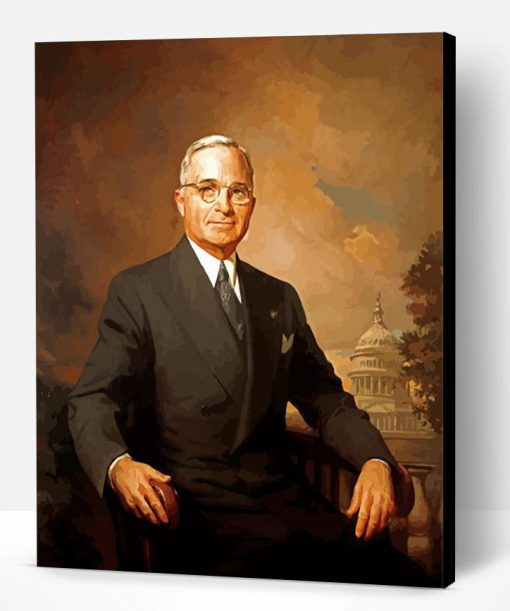 Harry S Truman Paint By Number