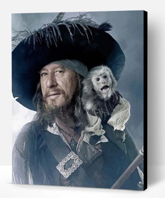 Hector Barbossa Paint By Numbers