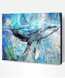 Humpback Whale Art Paint By Number