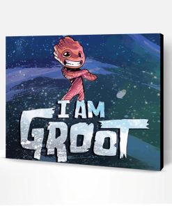 I am Groot Poster Paint By Number