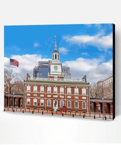 Independence Hall Philly Paint By Numbers