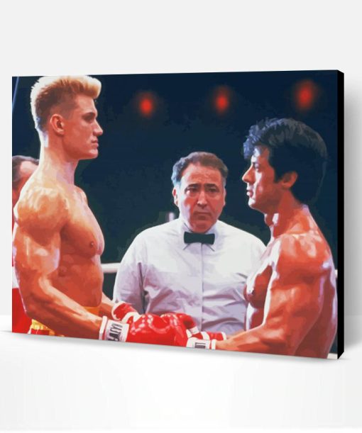 Ivan Drago and Rocky Paint By Numbers