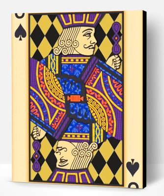 Jack of Spades Card Paint By Numbers