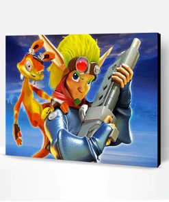 Jak and Daxter Paint By Numbers