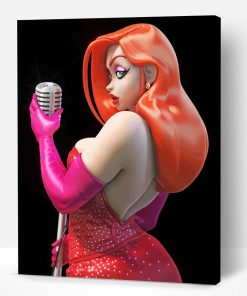 Jessica Rabbit Cartoon Paint By Numbers