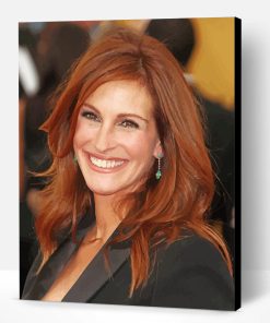 Julia Roberts In Black Suit Paint By Number