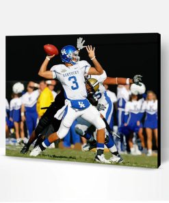 Kentucky Wildcats American Football Player Paint By Number